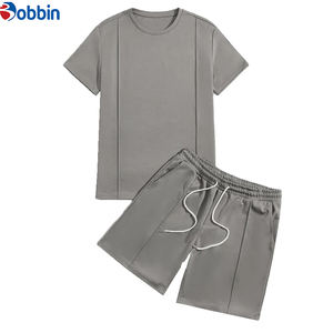 Conjunto Cómodo Unisex de Camiseta y Pantalón Deportivo Estilo Vintage Lavado, Nueva Colección de Verano, Personalizable, Transpirable - Product Image 1