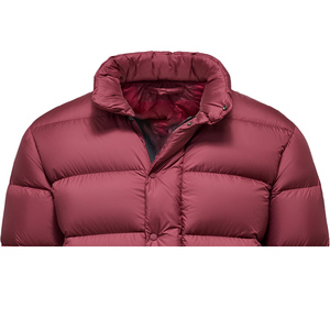<b>Fleece</b> Puffer Stand Collar Front Logo Men Plus Waterproof Windproof Eco-Friendly 300g Breathable Casual Winter <b>Jacket</b> Pockets - Product Image 3
