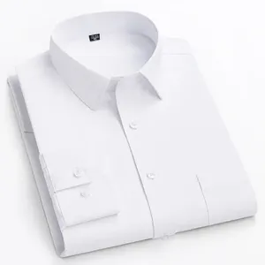 Chemise formelle classique blanche 100% coton pour les occasions professionnelles, les meilleurs chemisiers formels et la meilleure chemise de travail. - Product Image 3
