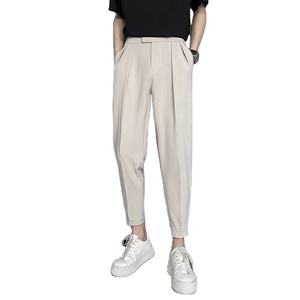 Pantalon de costume formel pour homme, léger, en polyester/coton, pour l'extérieur - Product Image 1