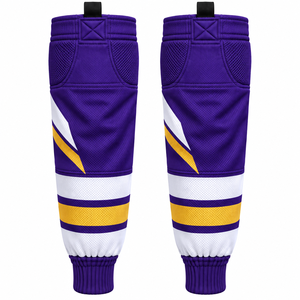 Calcetines Profesionales de Hockey sobre Hielo, Calcetines Personalizados para Equipos de Hockey, Calcetines Deportivos Transpirables de Malla de Poliéster - Product Image 1