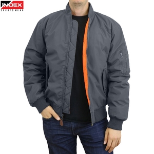 Chaqueta Bomber Moderna para Hombre, Resistente, Ligera, con Cierre, Cortavientos, Estilo Casual para Uso Diario - Product Image 1