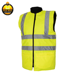 Vêtements de travail de sécurité en molleton chaud 100% coton, haute visibilité, pour hommes, avec bandes réfléchissantes - Product Image 2