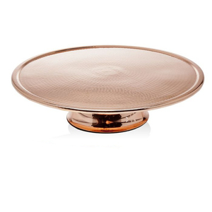 Exclusive Quality White And Gold Hammered Metal Cake Stand With Stand For Home Decor And Party Dessert Display Lowest Price - Product Image 6