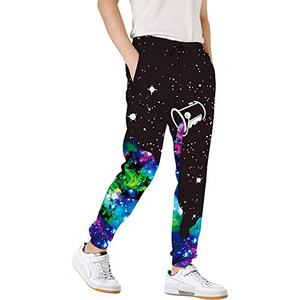 Pantalones Deportivos de Moda Sublimados, 450GSM, Felpa de Poliéster, Cálidos, Casuales, para Gimnasio, Pantalones Deportivos Estampados, Proveedor de Etiqueta Privada OEM Personalizado - Product Image 2