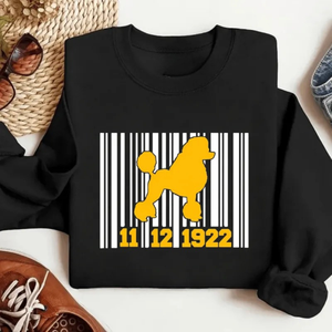 T-shirt graphique à manches longues Sigma Gamma Rho pour femme, col rond, imprimé lettres grecques de la sororité, décontracté, en coton, tendance - Product Image 1