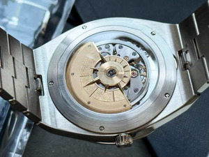 Montre mécanique automatique pour homme, moderne, élégante, de luxe, bracelet en acier inoxydable, cadran bleu, calendrier perpétuel décontracté - Product Image 5