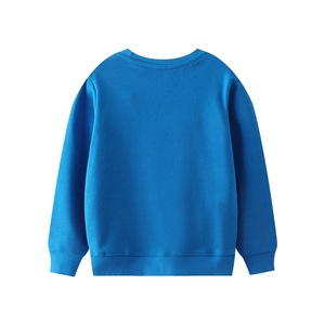 Ropa Casual de Otoño para Niños, 100% Algodón, Jersey de Manga Larga, Forro Polar, Estilo Relajado con Hombros Caídos, Acogedor, 100% Algodón Orgánico - Product Image 4