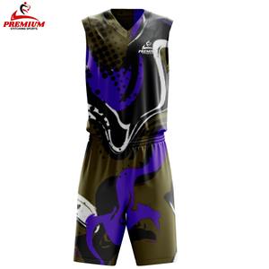 Uniforme de basket-ball imprimé classique, tissu doux et respirant, léger, anti-humidité, antibactérien, coupe confortable pour tous les jours - Product Image 3