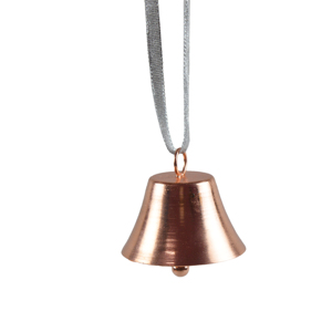 Campana Navideña Colgante con Diseño Metálico y Acabado Plateado para Decoración del Árbol de Navidad y Decoración del Hogar - Product Image 5