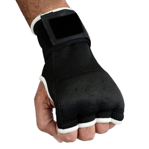 Padded Leather Inner <b>Gloves</b> for Boxing Open Finger Hand Wraps Custom Logo Training Wrist Support Gear Bodybuilding Sports - Product Image 5