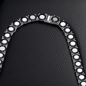 สร้อยคอเทนนิสโมอิสซาไนต์แบบฮิปฮอปประดับเพชร VVS  ผ่านการทดสอบโดย GRA จัดส่งเร็วจากคลังสินค้าในสหรัฐอเมริกา - Product Image 6