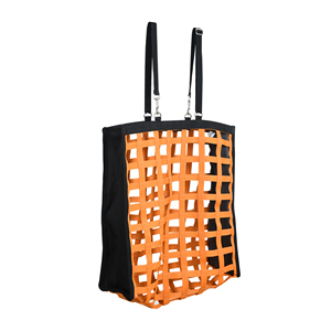 Premium Orange Nylon Horse Hay <b>Bag</b> Slow Feed Hay <b>Net</b> Large Capacity Adjustable Strap Durable Stable Feeding <b>Bag</b> Heavy Duty - Product Image 5