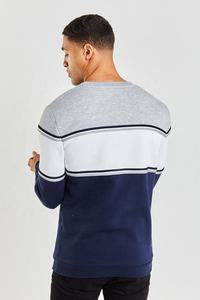 เสื้อสเวตเตอร์คอกลมแขนยาวแบบสวมหัวเสื้อแฟชั่นลำลองสำหรับผู้ชายเครื่องแต่งกายตามสั่ง - Product Image 5