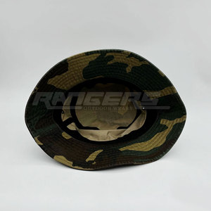 Sombrero de pescador con ala ancha, protección solar para exteriores, tela ligera y transpirable para senderismo y viajes. - Product Image 4