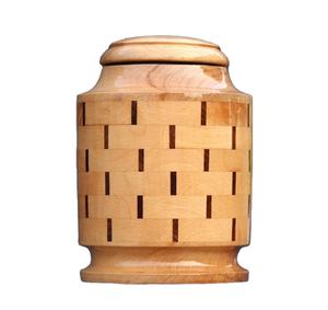 Urna de Madera de Haya para Cenizas Humanas, para Recuerdo, Urna Grande para Cenizas, Madera sin Acabado, Venta al por Mayor, Nuevo Diseño - Product Image 1