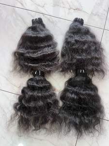 Cheveux brésiliens de luxe en gros, 12-30 pouces, cheveux brésiliens Remy, trame simple, vague corporelle, mèches de cheveux, 100g, couleur naturelle, machine - Product Image 3