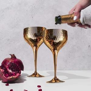 แก้วมาร์ตินี่ทองแดงร้อน แก้วไวน์ แก้วค็อกเทล แก้วมาร์การิต้า ดีไซน์สวยงาม - Product Image 4