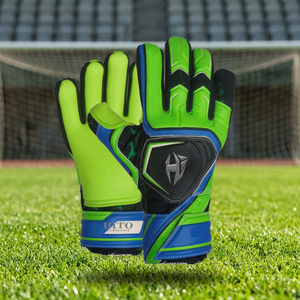 Gants de gardien de but de football personnalisés 2025 – Meilleur design avec latex embossé allemand de 4 mm et sangle en latex à coupe négative - Product Image 4