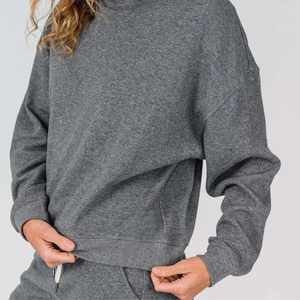 Sudadera Personalizada con Bordado de Alta Calidad, Estilo Holgado, para Mujer, de Forro Polar, Cuello Redondo, Unisex, de Alta Calidad - Product Image 6