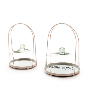 Support à Cupcake en Fil Métallique pour Décoration d'Événements et de Fêtes de Mariage Support à Gâteau en Miroir avec Revêtement en Poudre pour Table et Salle à Manger - Product Image 1