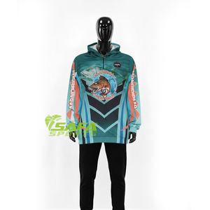 Vêtements de pêche personnalisés SAFA SPORTS pour hommes, chemises de pêche avec protection UV, équipement de pêche, vêtements de performance pour activités de plein air en Floride - Product Image 6