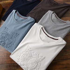Camiseta de Hombre Oem Sostenible 100% Algodón Premium 230gsm, Corte Holgado Vintage, Estampado Personalizado en Relieve - Product Image 6