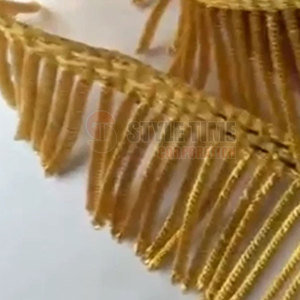 Frange décorative en tissu durable et de qualité pour accessoires créatifs - Product Image 6