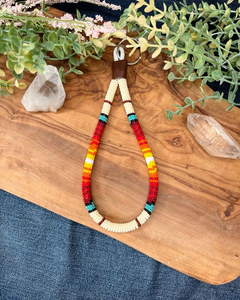 Nouvel arrivage : Porte-clés tendance et élégant, multicolore, perlé, fait main, magnifique, design lanière, par HF Crafts - Product Image 6