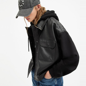 Top trending best quality Women Leather Jacket Best Waterproof Zipper Belted Waist Slim Fit Winter Durable Women Leather Jacket - Product Image 6