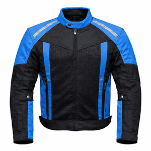 Chaqueta de Motocicleta Ventilada de Cordura, Ropa Deportiva Transpirable con Malla, Certificación CE, Lista para Equipar con Armadura, Reflectante, Tallas Grandes - Product Image 4