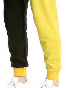 Clush Industries Two Toned Solid <b>Joggers</b> for Men Breathable <b>Polyester</b>/Cotton Active Workout Sweatpants with Pockets - Product Image 5