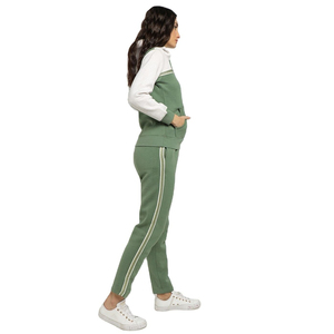 Trendy Summer Wear Women <b>Tracksuit</b> With Hood Long Sleeve Sweatshirt Custom Logo Women <b>Tracksuit</b> Set OEM Supplier Pakistan - Product Image 3