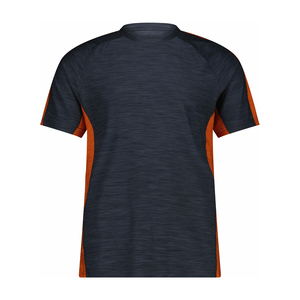 T-shirt de sport pour homme en polyester, respirant, à manches longues, coupe ajustée, idéal pour la course et l'entraînement, personnalisable, vente en gros - Product Image 1
