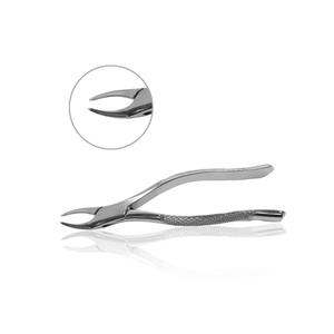 Pinzas de Extracción Dental Curvas para Molares Superiores, de Acero Inoxidable, para Cirugía Oral, Fabricadas por OEM - Product Image 2