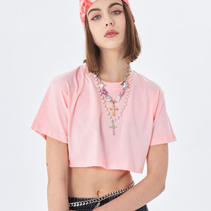 Best Selling Women Crop <b>tops</b> Quickdry Breathable 100% Cotton Material Lightweight Breathable Customised Logo - Product Image 5