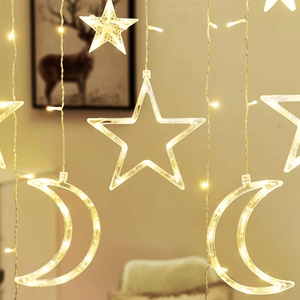 Luce Notturna LED Cielo Stellato 11,5ft, Illuminazione Decorativa a Stringa con Luna e Stelle per Arredamento Casa - Product Image 3