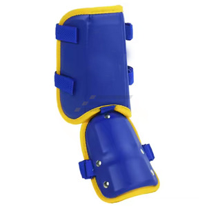 Protège-tibias et protège-pieds de baseball de style le plus récent en cuir PU avec mousse haute densité, sangles réglables, protection professionnelle renforcée - Product Image 2