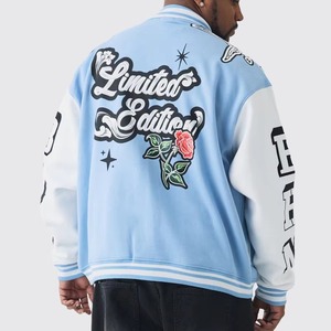 Custom Embroidered <b>Leather</b> <b>Jacket</b> Premium Genuine <b>Leather</b> Biker Coat Fashion Outerwear OEM ODM Factory Sample Service - Product Image 6