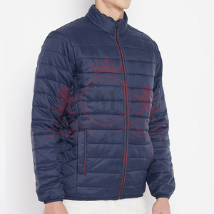<b>Top</b> Quality Puffer Jacket Cold Weather Outerwear Quilted Body Elastic Cuff Full Zip Practical Wear For <b>Men</b> - Product Image 4