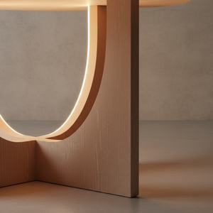 Mesa de Centro Moderna de Vietnam, Madera de Caucho Resistente, Chapa de MDF, Roble KD, Muebles para Sala de Estar, Diseño Decorativo PKP, 1 Año de Garantía - Product Image 6