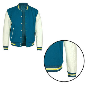 Custom <b>Plain</b> Embroidery 100 Percent All Wool Winter Letterman Varsity Jacket Best Quality Adult Youth Letterman Jacket Custom - Product Image 3