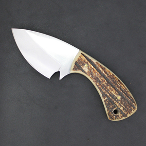 Custom Handmade Drop Point Hunting <b>Knife</b> Stainless Steel Blade <b>Bone</b> <b>Handle</b> Outdoor Skinner <b>Knife</b> 0.6mm Thickness - Product Image 1