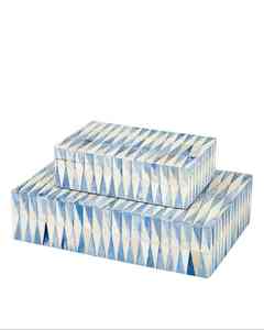 Boîte en os incrusté, article cadeau artisanal classique, boîte en os incrusté, étui à souvenirs traditionnel sculpté - Product Image 1