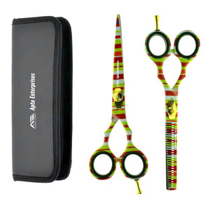Ciseaux de coiffure professionnels de 6 pouces et ciseaux à effiler avec étui, ensemble de coiffure en acier inoxydable - Product Image 1