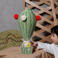 Nouveau design, sac à bonbons coloré pour le Ramadan, panier fait main pour cadeaux de chocolat, mini panier en jonc de mer pour le Ramadan Eid 2026