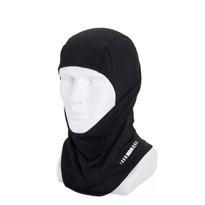 Cagoule noire en polaire respirante et extensible, masque de sport coupe-vent et thermique pour le cyclisme, le ski et les activités de plein air - Product Image 1