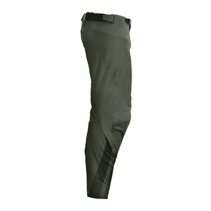 Pantalon de moto pour homme vert olive respirant toutes saisons, vêtement de course avec logo imprimé sur le devant, en Spandex et Nylon - Product Image 4