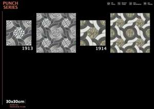 Carreaux de Céramique Numériques Extérieurs pour Parking, Surface Mate, 300x300mm, 30x30cm, 12x12 Pouces, Revêtement de Sol pour Allées et Zones de Stationnement - Product Image 2