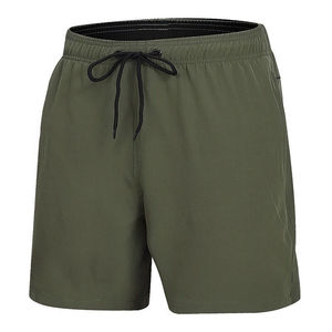 Shorts de Baño para Hombre de Color Sólido, Secado Rápido, con Cordón en la Cintura y Bolsillos, Diseño Casual de Longitud Corta y Cintura Media - Product Image 3